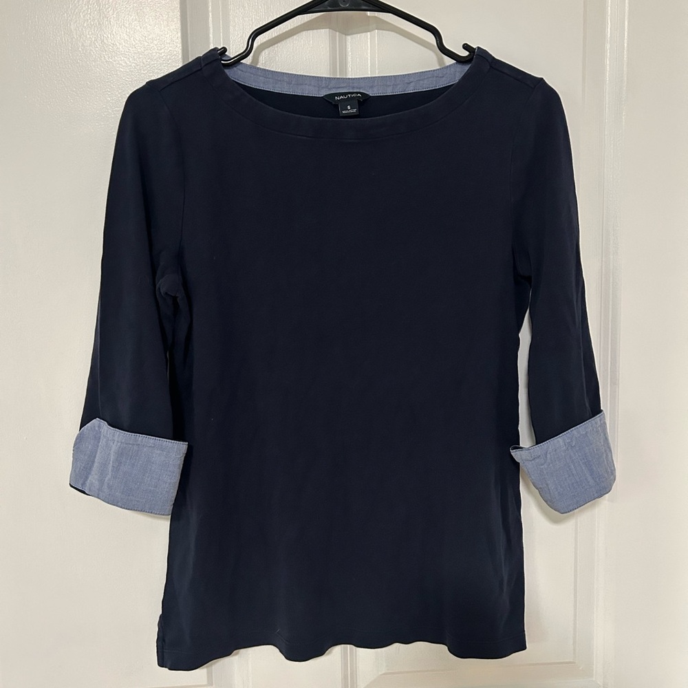 Women's Navy Blue Top